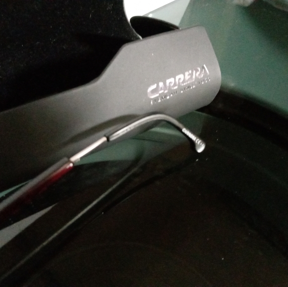 Carrera Sunglasses 8030/S Black with Red Accents - Picture 4 of 6